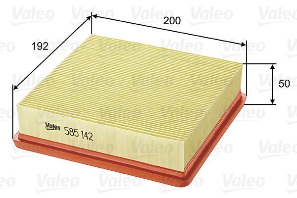 Vzduchový filter VALEO 585142