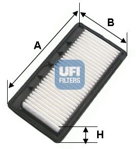 Vzduchový filtr UFI 30.538.00