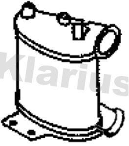 Filtr sadzy / filtr cząstek stałych, układ wydechowy KLARIUS 31338669