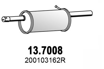 Tłumik końcowy ASSO 13.7008