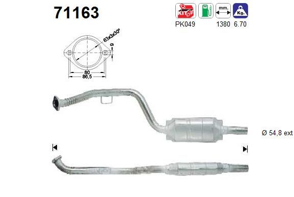 Katalizator AS 71163
