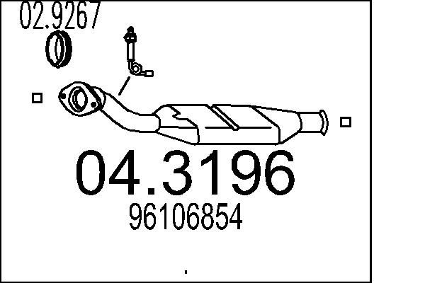Katalizator MTS 04.3196