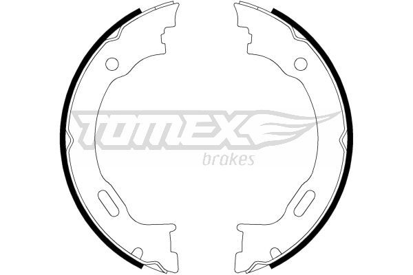 Sada brzdových čelistí TOMEX Brakes 22-27