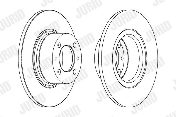 Tarcza hamulcowa JURID 561074J