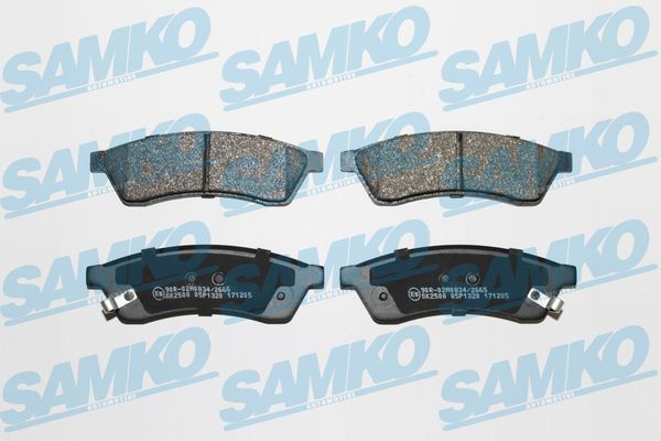 Sada brzdových destiček, kotoučová brzda SAMKO 5SP1320