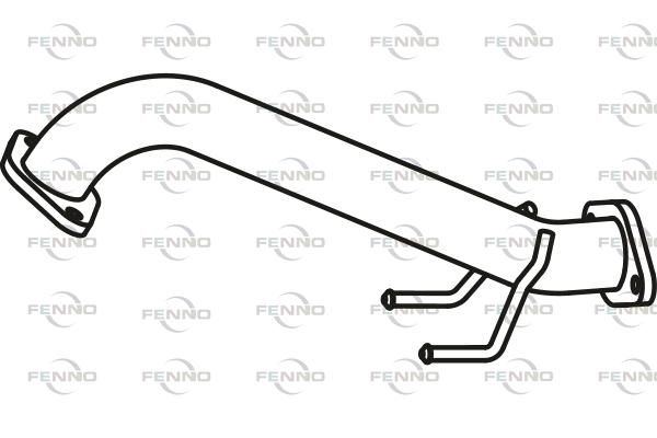 Rura wydechowa FENNO P23011