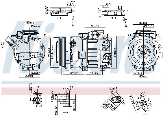 Compresor, climatizare NISSENS 890917