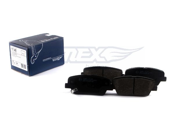 Levně Sada brzdových destiček, kotoučová brzda TOMEX Brakes 17-45