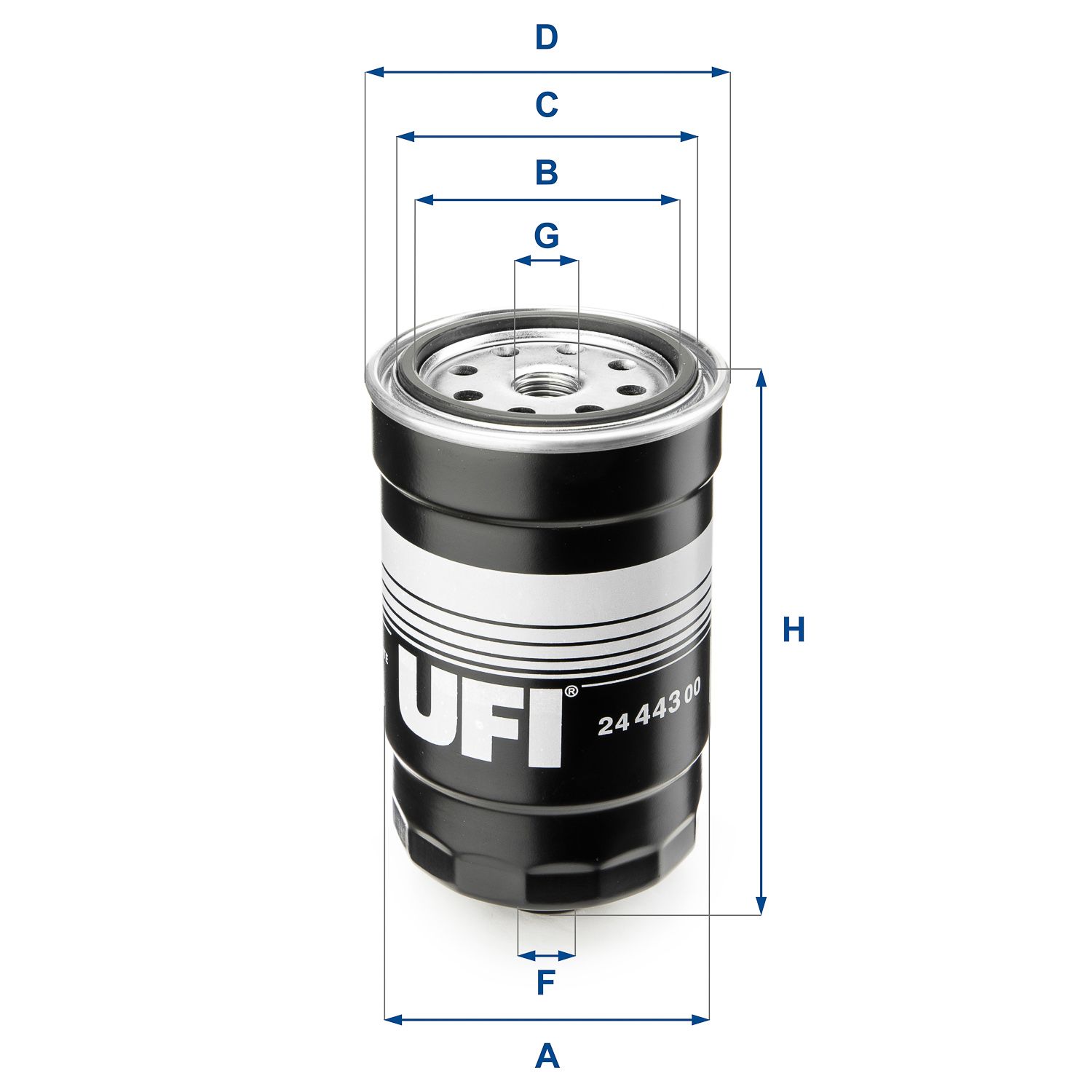 Palivový filter UFI 24.443.00