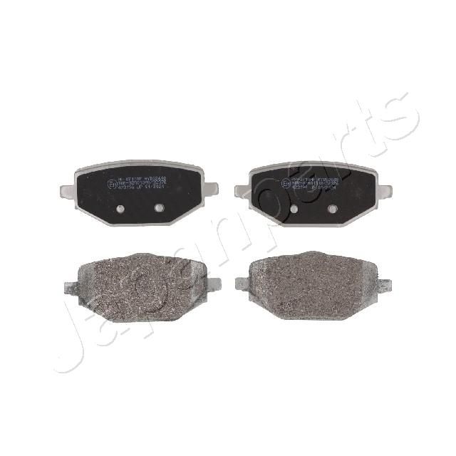Zestaw klocków hamulcowych, hamulce tarczowe JAPANPARTS PP-0710AF
