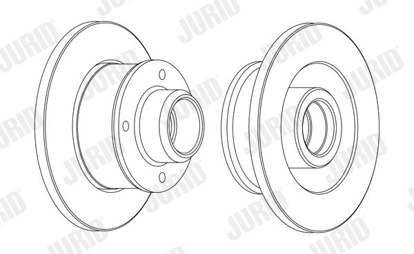 Tarcza hamulcowa JURID 562372JC