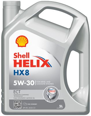 E-shop SHELL Helix HX8 ECT Motorový olej 5W-30, 550048100, 5L
