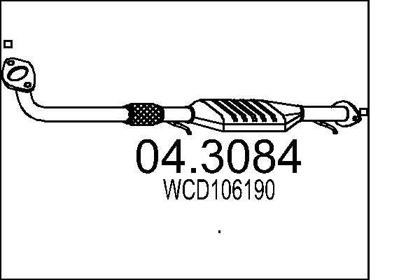 Katalizator MTS WCD106190