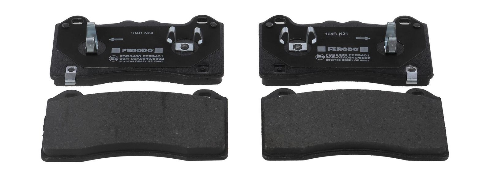 set placute frana,frana disc FERODO FDB5480