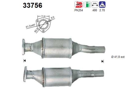 Katalizator AS 6N0131701GX