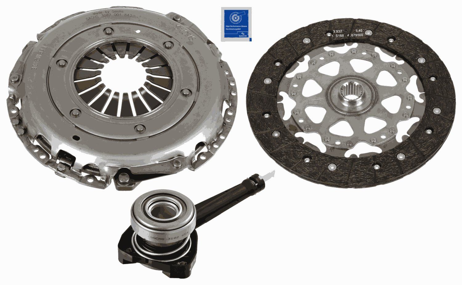 Zestaw sprzęgieł SACHS 3000 990 397
