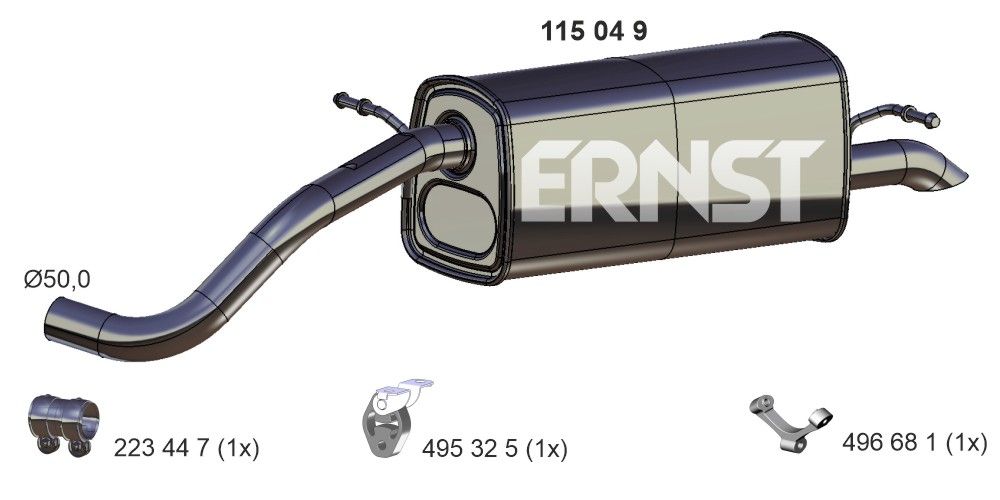 Toba esapament finala ERNST 115049