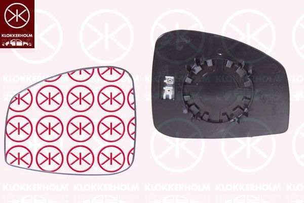 Szkło lusterka, lusterko zewnętrzne KLOKKERHOLM 60441063