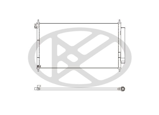 Condensator, climatizare KOYORAD CD080597