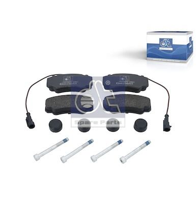 Zestaw klocków hamulcowych, hamulce tarczowe DT SPARE PARTS 12.93104
