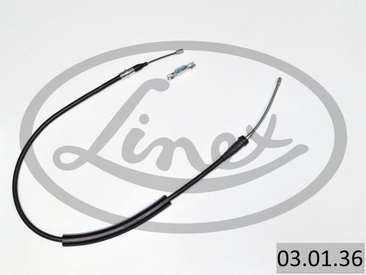 Tažné lanko, parkovací brzda LINEX 03.01.36