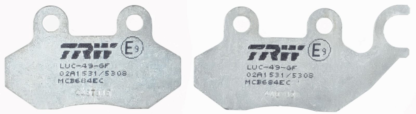set placute frana,frana disc TRW Organic Eco MCB684EC