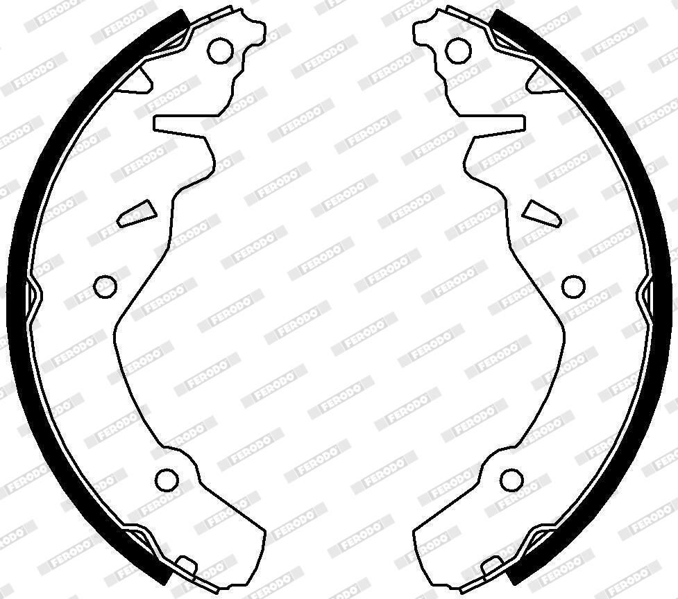 Set saboti frana FERODO FSB654