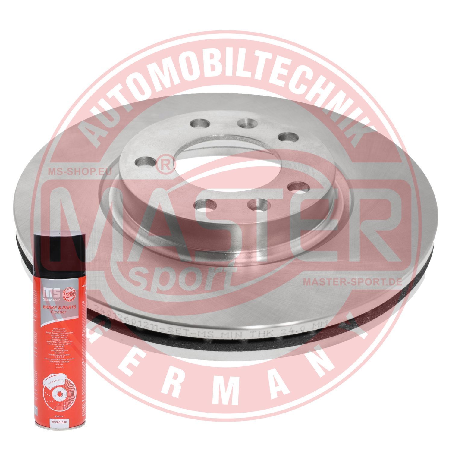 Tarcza hamulcowa MASTER-SPORT GERMANY 24012601211-PCS-MSP