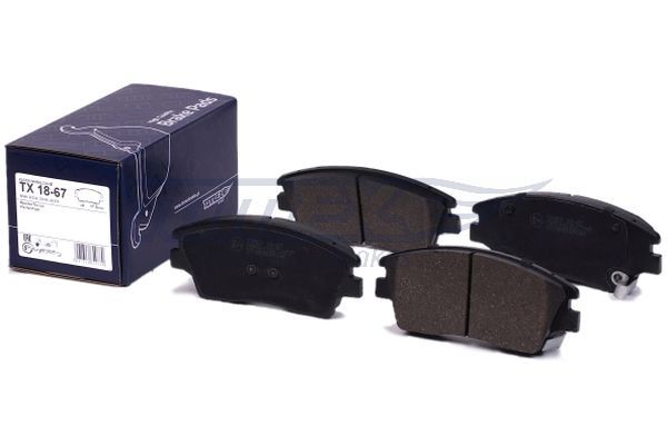 Levně Sada brzdových destiček, kotoučová brzda TOMEX Brakes 18-67