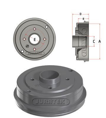 Juratek - Brake Drum