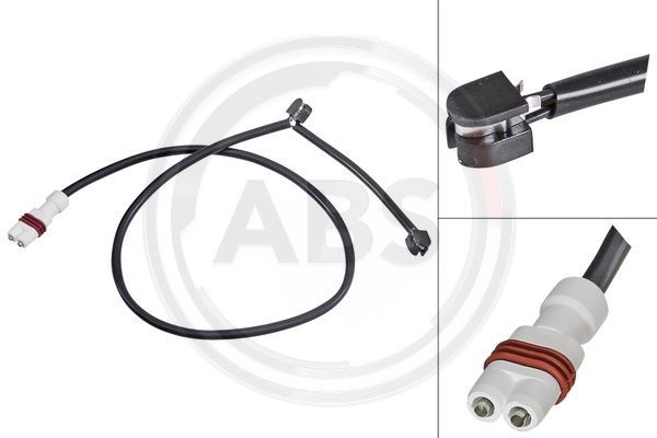 Styk ostrzegawczy, zużycie okładzin hamulcowych A.B.S. 39546