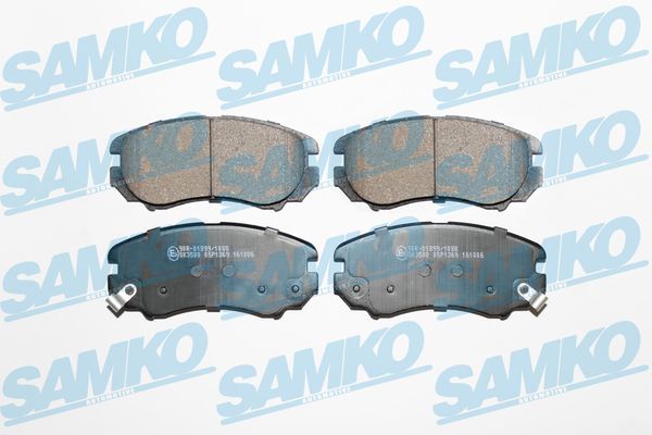 Sada brzdových destiček, kotoučová brzda SAMKO 5SP1369