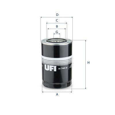Filtru ulei UFI 23.745.00