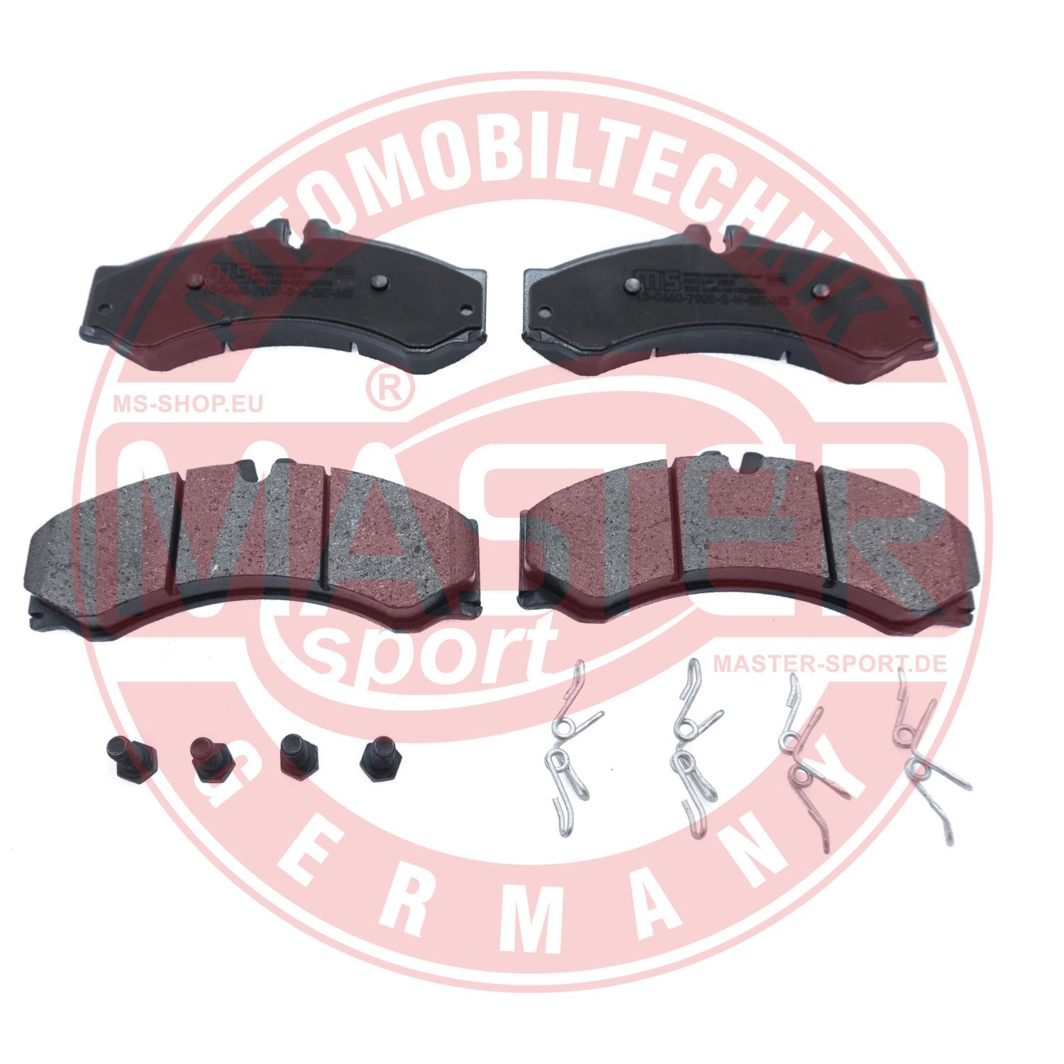 Zestaw klocków hamulcowych, hamulce tarczowe MASTER-SPORT GERMANY 13046079092N-SET-MS