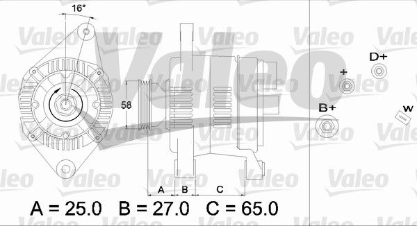 Alternator VALEO 436277