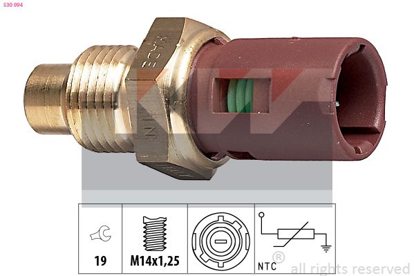 Czujnik, temperatura płynu chłodzącego KW 530 094