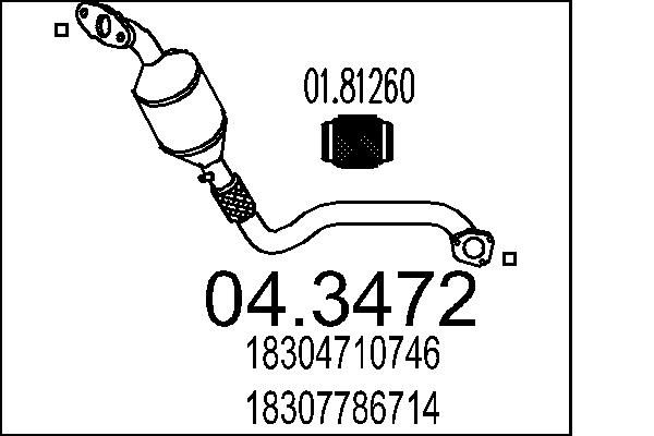 Katalizator MTS 18304710746