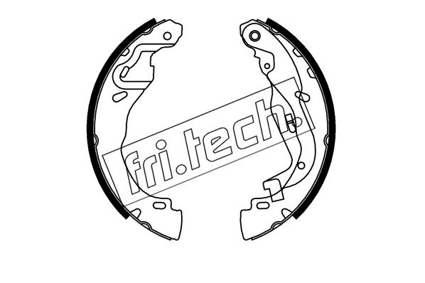 Zestaw szczęk hamulcowych FRI.TECH. 1253.749