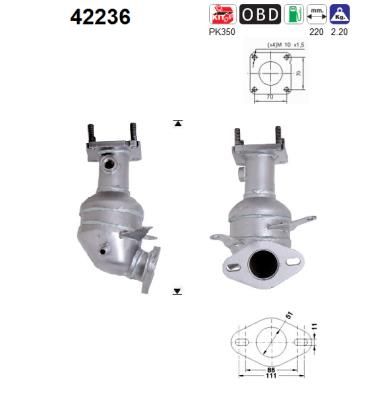 Katalizator AS 1J0131690CX