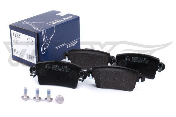 Levně Sada brzdových destiček, kotoučová brzda TOMEX Brakes 13-52