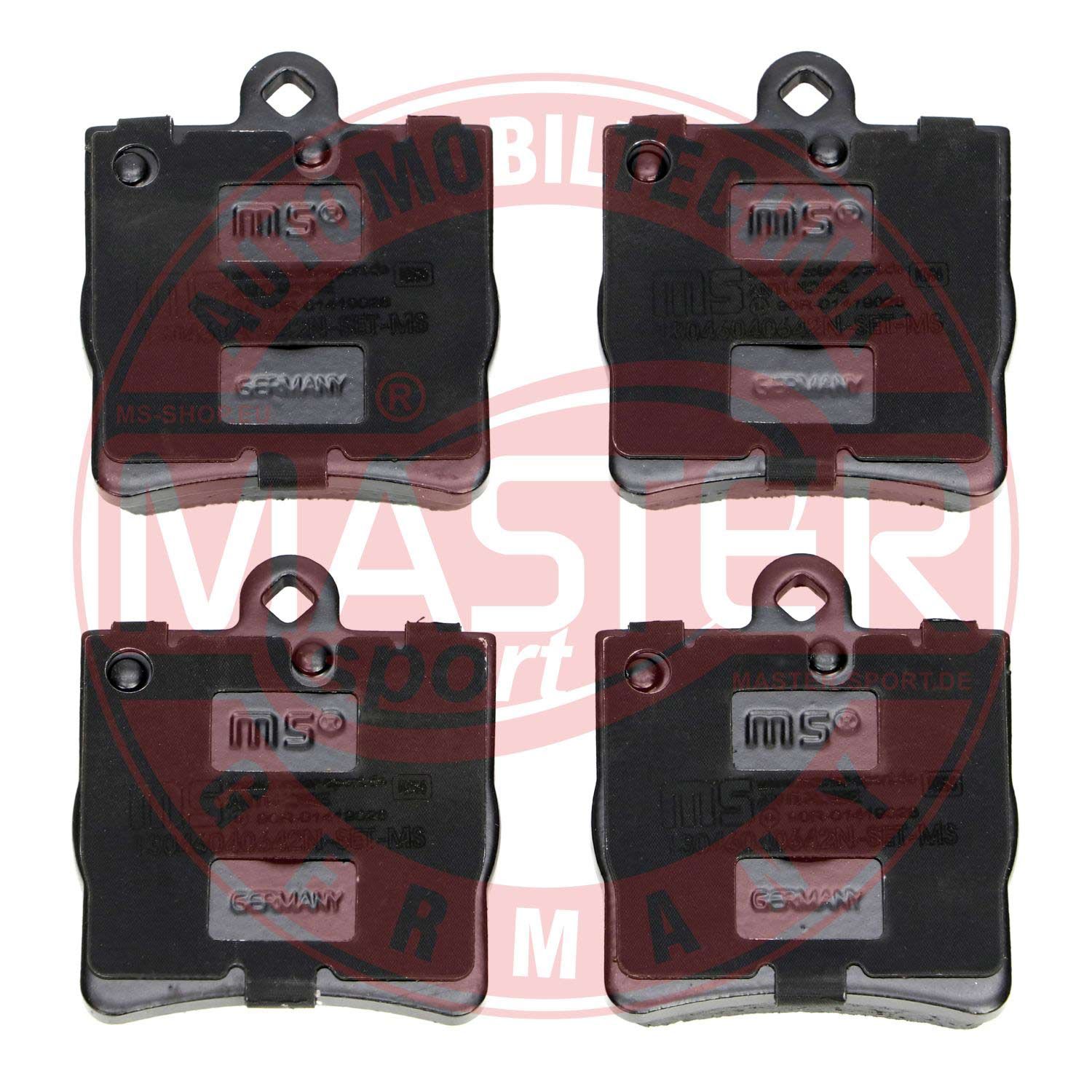 Zestaw klocków hamulcowych, hamulce tarczowe MASTER-SPORT GERMANY 13046040642N-SET-MS