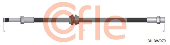 Przewód hamulcowy elastyczny COFLE 92.BH.BW070