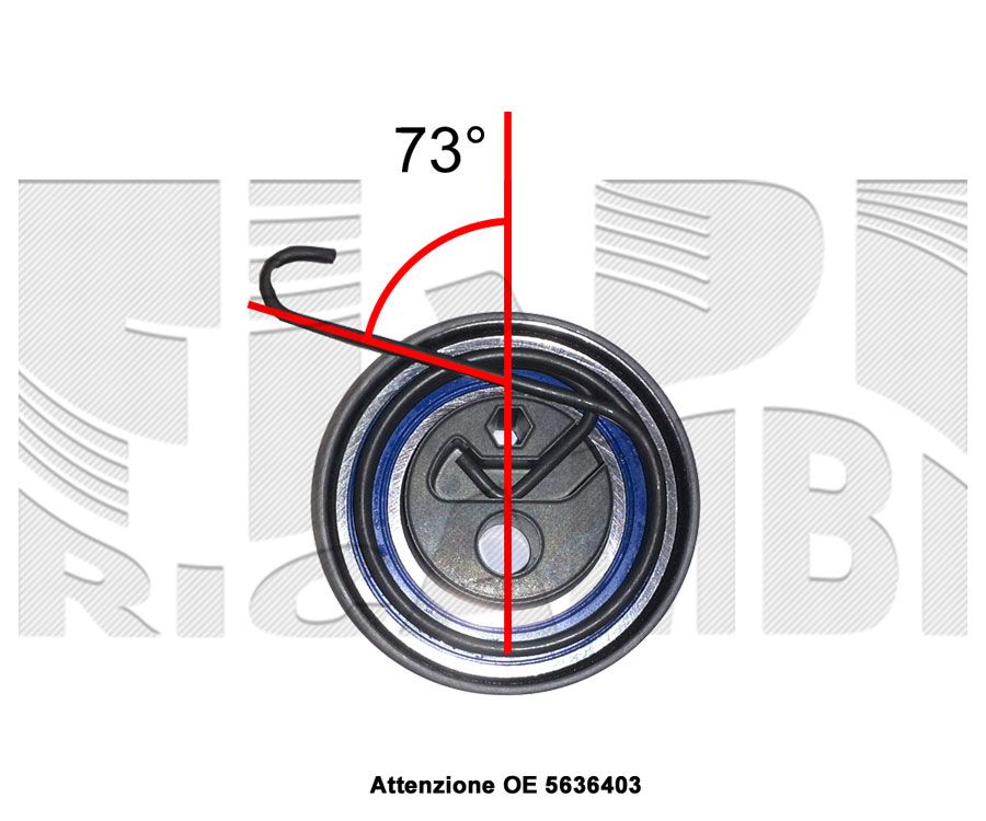 Rolka napinacza, pasek rozrządu CALIBER 87992