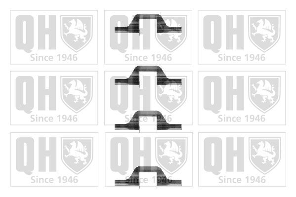 Zestaw akcesoriów, klocki hamulcowe QUINTON HAZELL BFK821