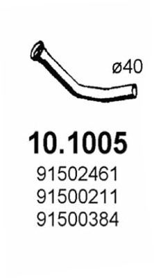 Rura wydechowa ASSO 10.1005