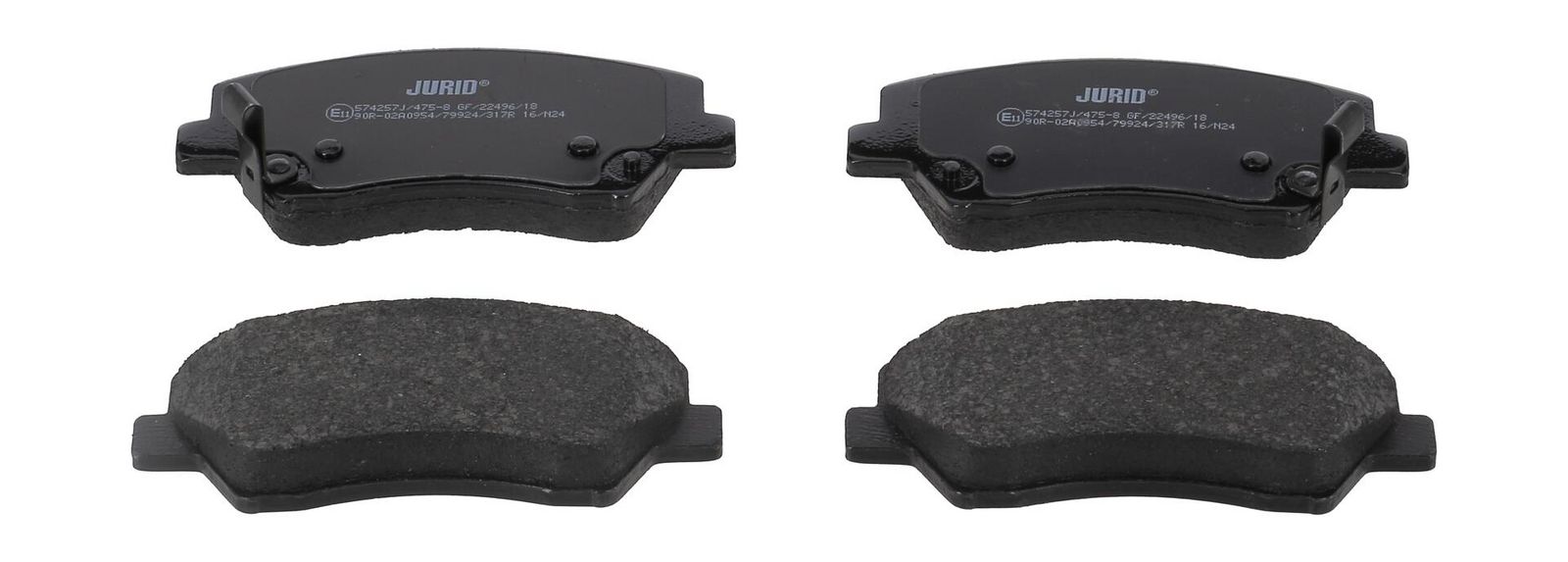 Комплект тормозных колодок, дисковый тормоз