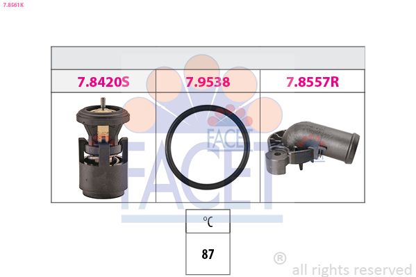 termostat,lichid racire FACET 7.8561K