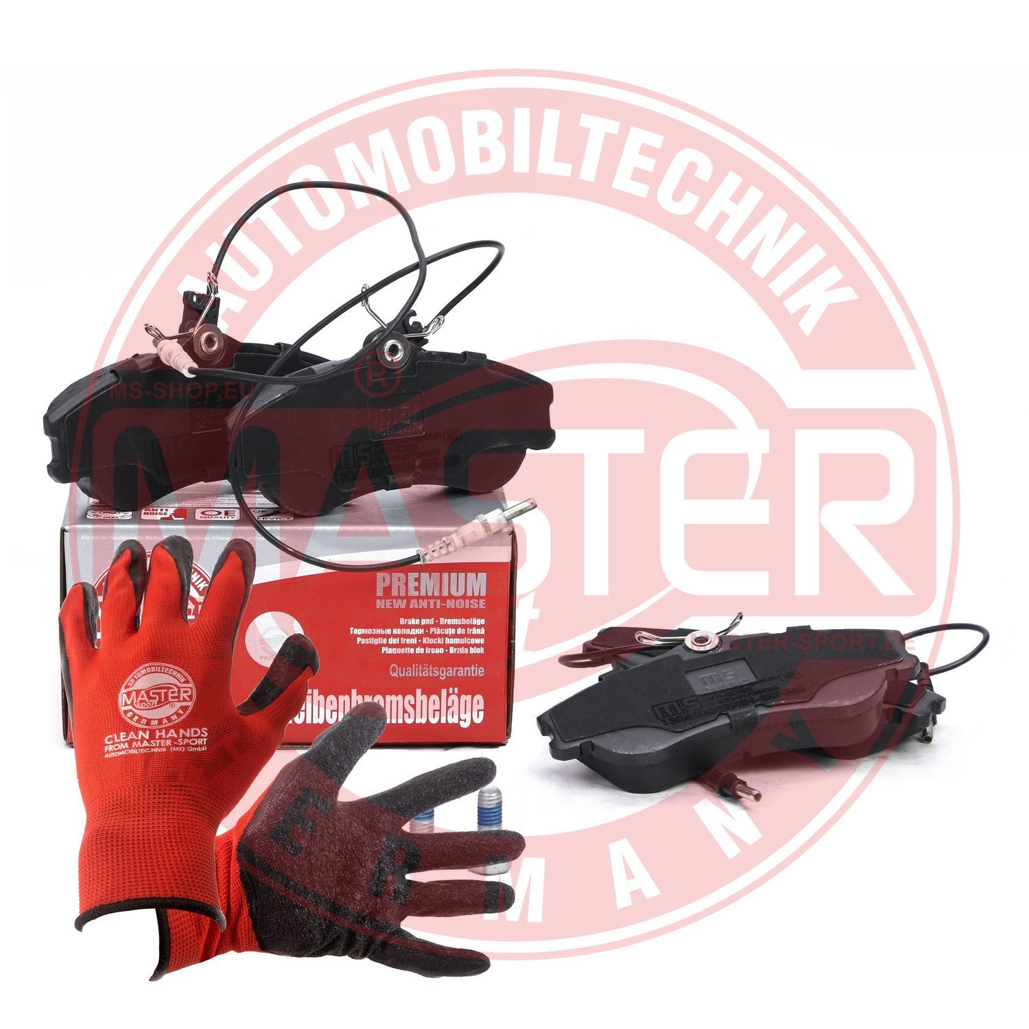 Zestaw klocków hamulcowych, hamulce tarczowe MASTER-SPORT GERMANY 13046028292N-SET-MSP