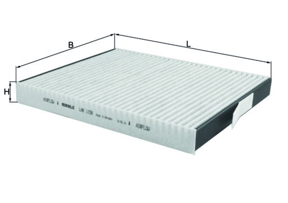 Filtru, aer habitaclu MAHLE LAK 1158