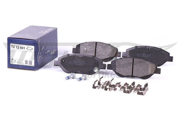 Levně Sada brzdových destiček, kotoučová brzda TOMEX Brakes 12-501